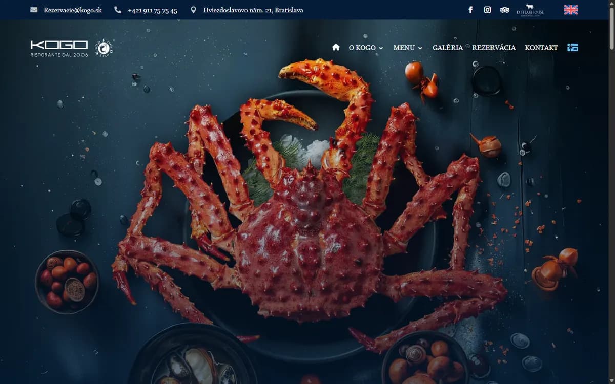Web KOGO (kogo.sk) na počítači